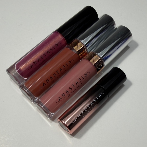 Anastasia Beverly Hills Other - Anastasia Beverly Hills Lipstick Collection - St. Tropez gloss, Brown & Pink Lip